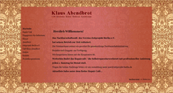 Desktop Screenshot of klausabendbrot.de