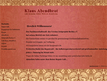 Tablet Screenshot of klausabendbrot.de